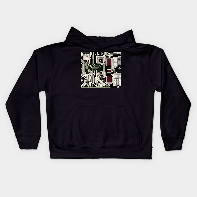 Binary Beauty Kids Hoodie by AlienMirror